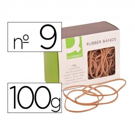 Gomillas elásticas 100 g n°9 90 x 2 mm