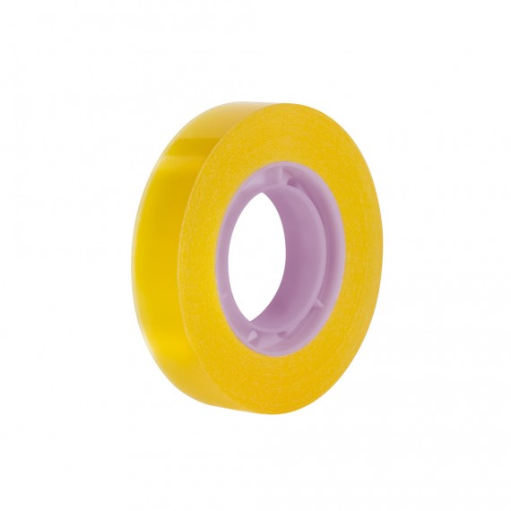 Cinta adhesiva 12mm x 33m (amarillo transparente) milan