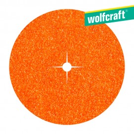 Pack 10 discos de papel abrasivo de corindón grano 80 ø125mm 2002000 wolfcraft