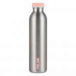 Botella isotérmica de acero inoxidable 591ml serie silver, rosa milan