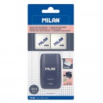 Blister afilaborra compact serie 1918 azul + 2 gomas de recambio milan