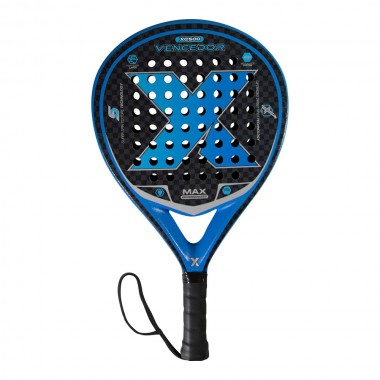 Pala de padel color azul, 37x26x3,5cm, 360g