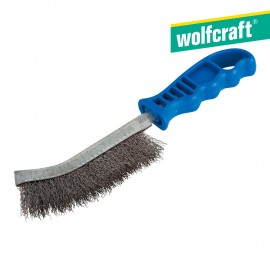 Cepillo metálico de mano, acero, con mango de plástico 2715000 wolfcraft