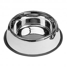 Comedero acero inoxidable antideslizante 0,9 l ø26 cm
