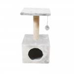 Rascador savanna town gris claro 60x30x30cm nayeco