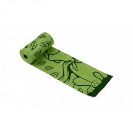 Rollo de 15 bolsas higiénicas degradables aroma lavanda 33 x 22 cm