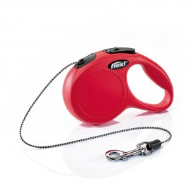 Flexi classic cat cordón especial gatos 3 m de cuerda color rojo