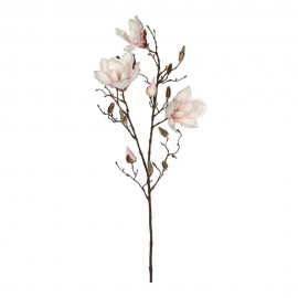 Rama de magnolia rosa 88 cm