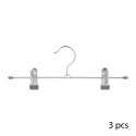 Pack 3 perchas con pinzas