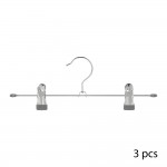 Pack 3 perchas con pinzas