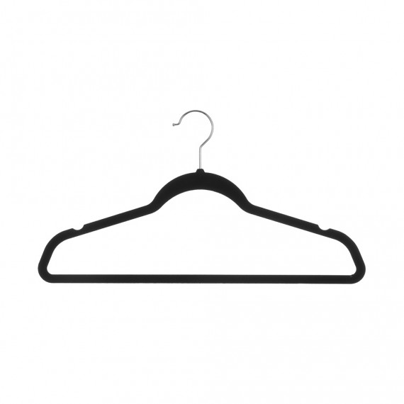 Pack 8 perchas con fieltro antideslizante (45.5x23cm)