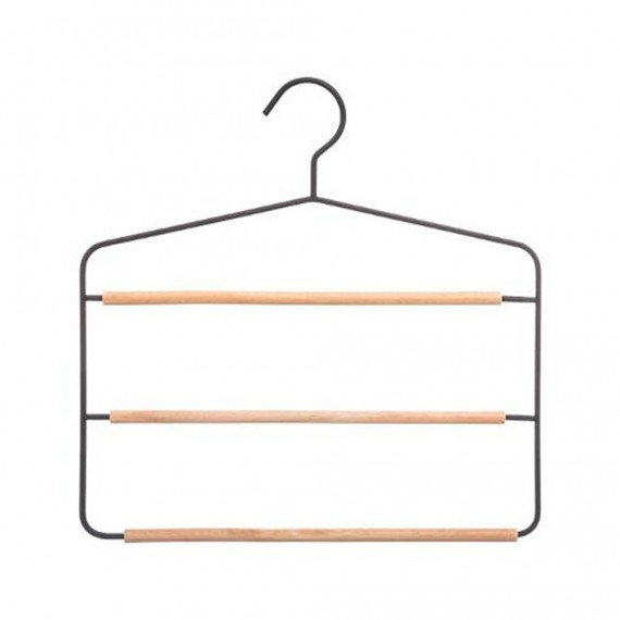 Percha madera para pantalon 36x34,5x1,3cm colores / modelos surtidos