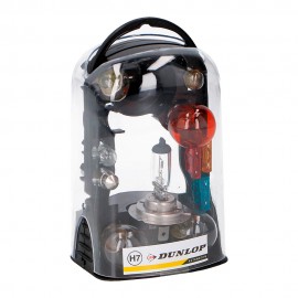 Juego 11 bombillas h7 varias para coche dunlop