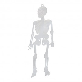 Esqueletos halloween brillan en la oscuridad 15 cm, 10 uds