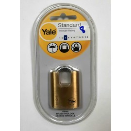 CANDADO YALE LAT. ARCO CERRADO 40MM PK1