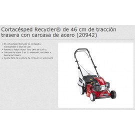 CORTACESPED TORO 460 C REC 5 HP 159cc