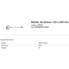 BATIDOR PINTURA 120MM KARPA