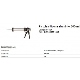 PISTOLA TUBULAR P/MORTERO AL 660ML 05104