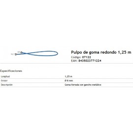 PULPO 1.25M 8MM