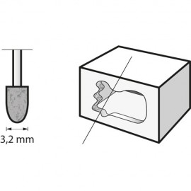 MUELA PARA AFILADO DREMEL3,2-83322