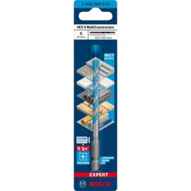 Broca Expert HEX-9 MultiConstruction de 6 x 60 x 100 mm