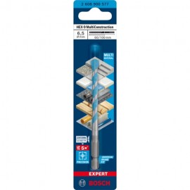 Broca Expert HEX-9 MultiConstruction de 6,5 x 60 x 100 mm