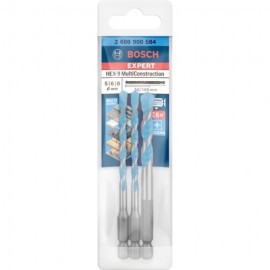 Set de 3 brocas Expert HEX-9 MultiConstruction de 5/6/8 mm