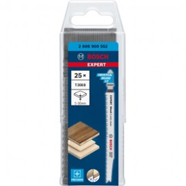 Hoja de sierra de calar Expert 'Wood 2-side clean' T 308 B, 25 unidades