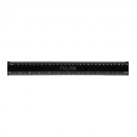 Regla serie shadow negra 30 cm
