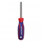 Mango destornillador de punta magnética de 1/4. workpro