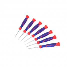 Destornilladores de precisión, 7 piezas 3 phillips + 4 plano