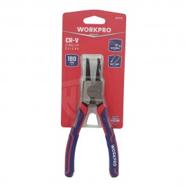 Alicates curvados arandelas pro, retencion exterior, 180 mm