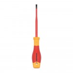 Destornillador plano aislado vde 0,5 x 3 x 100mm. workpro