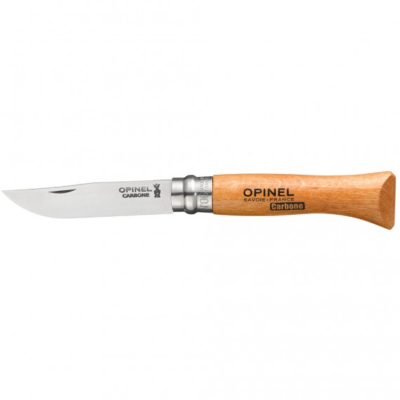 Navaja acero carbono nº6, hoja de 7cm. opinel
