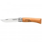 Navaja acero carbono nº7, hoja de 8cm. opinel