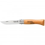 Navaja acero carbono nº6, hoja de 7cm. opinel