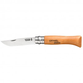 Navaja acero carbono nº 8, hoja de 8,5 cm