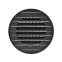 Rejilla ventilación redonda empotrable con mosquitera ø70mm abs gris antracita