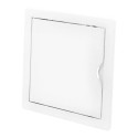 Tapa de registro cuadrada empotrable abs 15x15cm blanca
