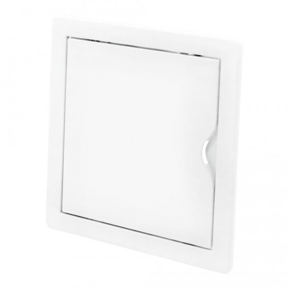 Tapa de registro cuadrada empotrable abs 15x15cm blanca