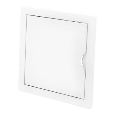 Tapa de registro cuadrada empotrable abs 15x15cm blanca