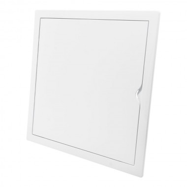 Tapa de registro cuadrada empotrable abs 30x30cm blanca