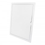 Tapa de registro rectangular empotrable abs 30x40cm blanca