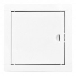 Tapa de registro cuadrada empotrable acero 20x20cm blanca