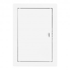 Tapa de registro rectangular empotrable acero 20x30cm blanca