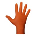 Guante agility grip nbr s/polvo naranja t10.caja 50 und. juba