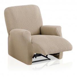 Funda bali lino muliti-elástica para sofa relax completo 1 plaza