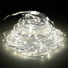 Guirnalda fija micro led para árbol de 180 cm, 408 leds, luz cálida, exterior