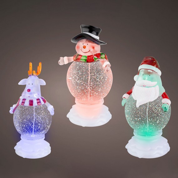 Figuras led de navidad modelos surtidos a pilas. 488719