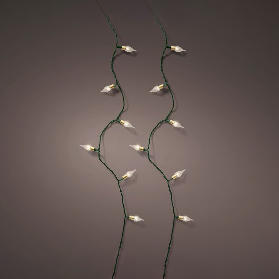 Guirnalda led vintage con 8 funciones efecto centelleante para interior 1119cm 493270